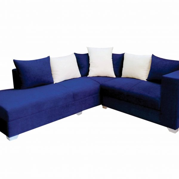 Wide L-Shape Blue