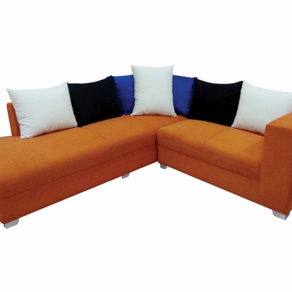 Wide L-Shape Brown