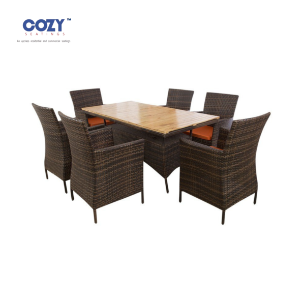 5-Piece Modern Crescent Wicker Bistro Set
