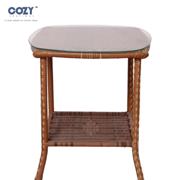 Cozy All-Weather Round-Back Wicker Patio Chair with Armrests