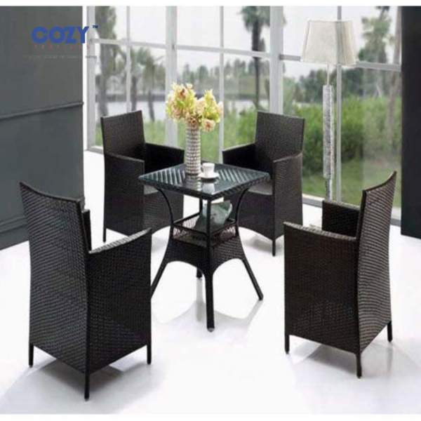 COZY SEATINGS: 5-Piece Outdoor Dining & Bistro Sets